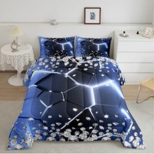 Honeycomb Comforter Set for Girls Boys