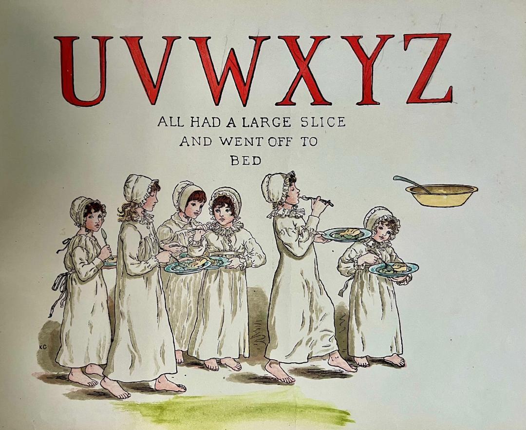 A Apple Pie - written & illustrated by Kate Greenaway 1910s? | eBay