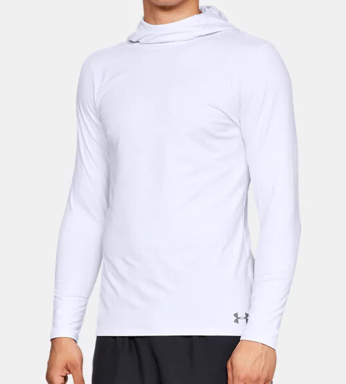 Under Armour ColdGear アンダーシャツ MD ホワイト Under Armour Boys' ColdGear Mock Neck Long Sleeve Shirt
