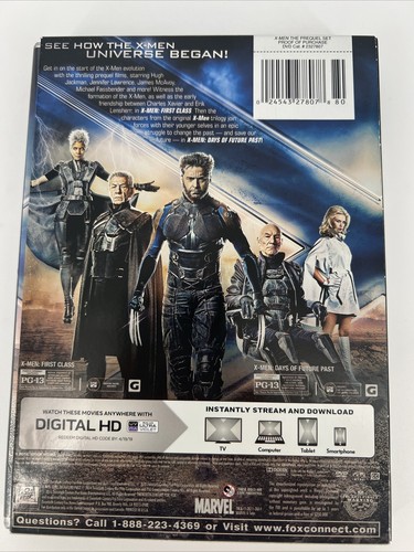 X-Men: First Class / Days of Future Vergangenheit Doppel Feature Icon DVD 2 Film Set - Bild 2 von 5