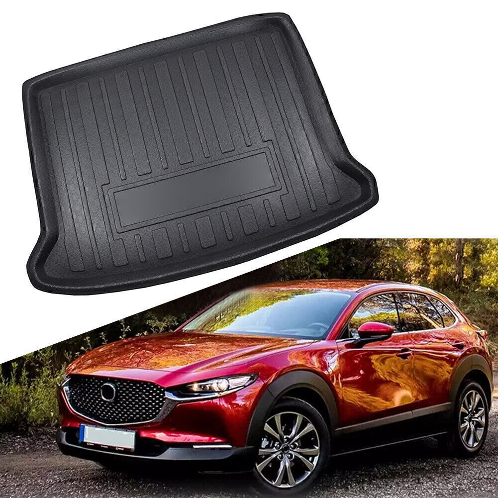 Rear Trunk Cargo Mat Tray Liner Floor Carpet Protector Pad For Mazda CX30 19-24