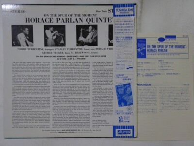 Horace Parlan On The Spur Of The Moment Blue Note BNJ-71034 Japan