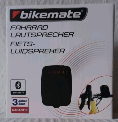 Bikemate, Fahrrad Lautspecher mit Halterung, Neu und OVP 
