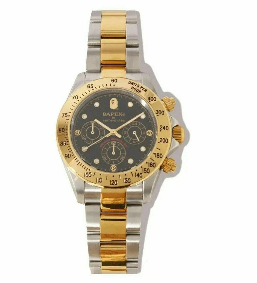 Wrist Watch Gold MENS A BATHING APE TYPE 3 BAPEX Watches BAPE