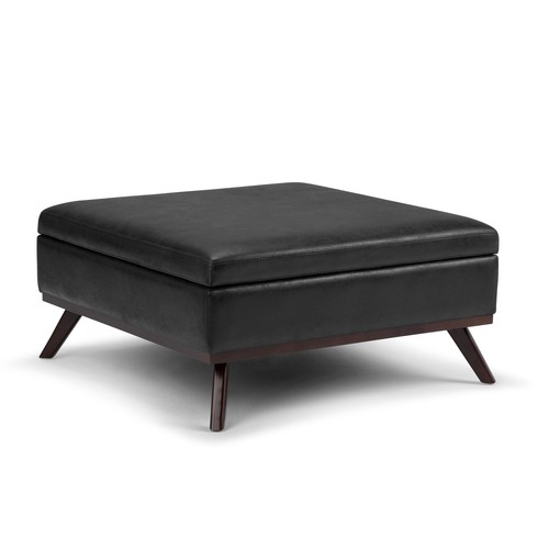 Owen Square Coffee Table Storage Ottoman - Picture 49 of 120