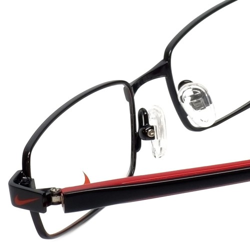Nike 5558 054 Red/Black Metal Optical Eyeglasses Frame 45-15-130 RX - Picture 4 of 4