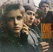 LONE JUSTICE Self-Titled USED 1985 LP Country Rock Vinyl Record GEF-24060