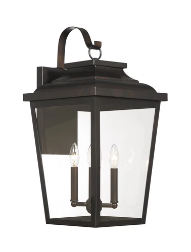 Minka Lavery Irvington Manor 4 Light Outdoor Wall Mount, Chelesa Bronze - Picture 4 of 5