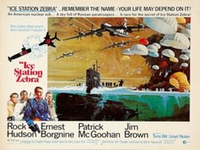 1968 Ice Station Zebra vintage movie poster print Style C 27x36 9mil Paper