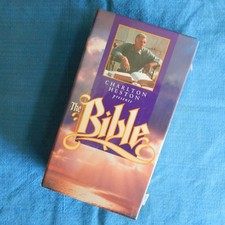 New  Sealed Charlton Heston Presents The Bible VHS Old  New Testament