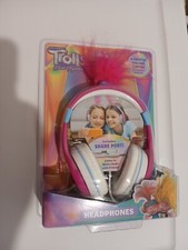 Trolls 3 Youth Headphones Band Together  Parental Control  NEW