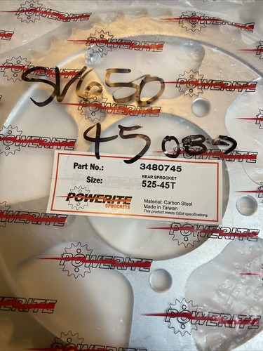 Piñón trasero Suzuki SV650 2008 en 525 45 dientes - Imagen 4 de 4