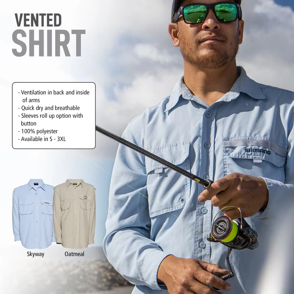 Shimano VENTED FISHING SHIRT - Image 2 of 2