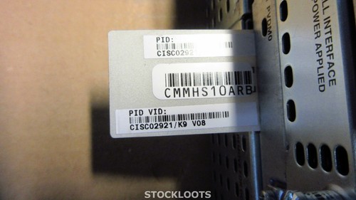 Cisco 2921 V08 Integrated Services Router 2x Gigabit 4x EHWIC Slots CISCO2921/K9 - Bild 2 von 3