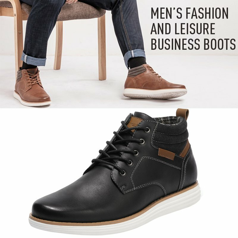 Men's Chukka Boots Lace Up Dress Casual 