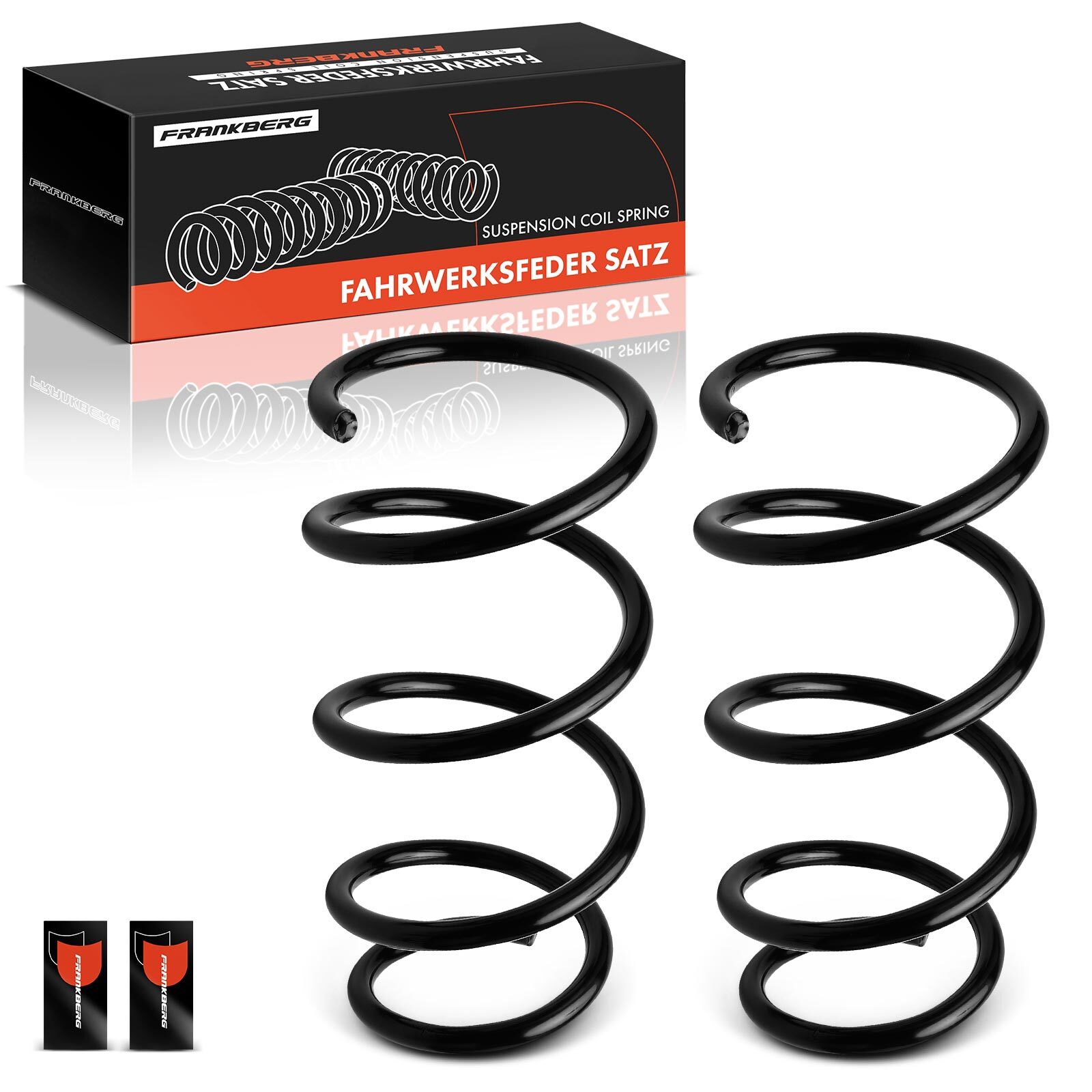 Frankberg 2x Coil Spring Set for Dacia Sandero 2008-2023 Front RA3311 4017003