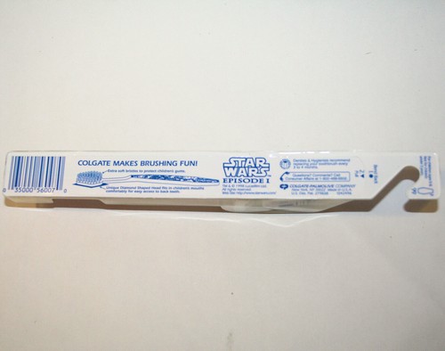 1998 STAR WARS EP 1: Obi-Wan Kenobi Colgate Extra Soft Child Toothbrush & R2D2 - Picture 4 of 4