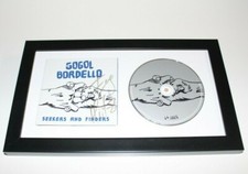 GOGOL BORDELLO SIGNED FRAMED 'SEEKERS AND FINDERS' CD COVER BOOKLET w/COA MATTED