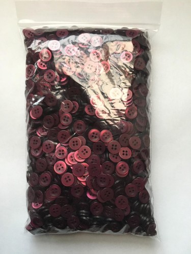 Tiny Buttons Small Pearl Effect 11mm (18L) Pack Sizes Colour Choice 4 Hole - Picture 19 of 32