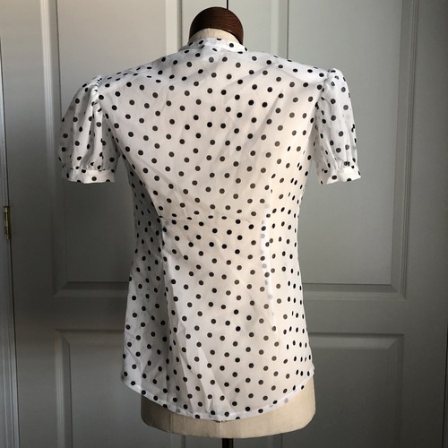 Damen Lana Dot Bluse 20369 Secrets in Spitze kurzärmelig Tupfen Größe XL - Bild 6 von 7