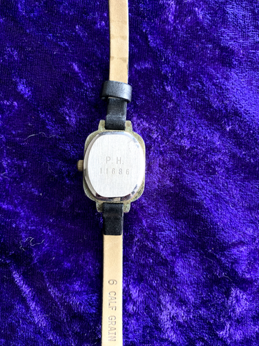 Reflex Ladies quartz watch with black calfskin strap - Picture 4 of 4