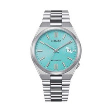 Citizen NJ0151-88M Men's Tsuyosa Automatic Watch, Turquoise Dial, Stainless Stee