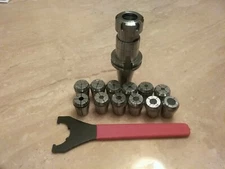 CAT40-ER32 Floating Tap Holder  & 12 metric tap collets & wrench CAT40-ER32-TM12