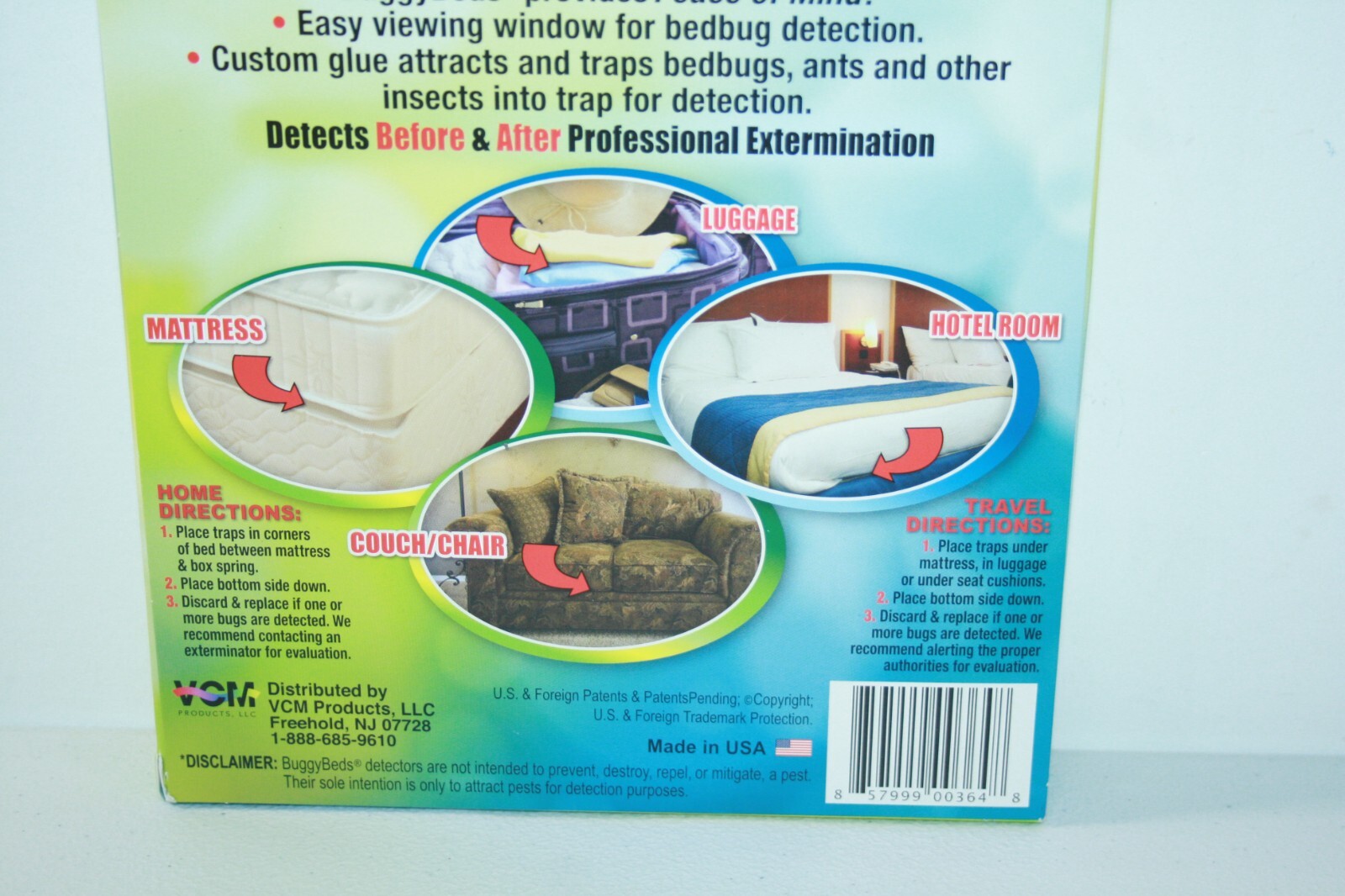 Buggy Beds Early Detection For Bed Bugs 12 Pack Bed Bug Glue Traps