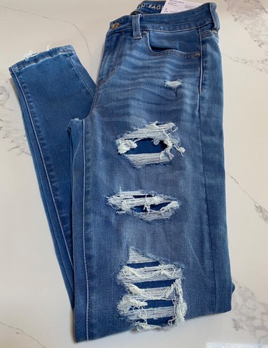 AE American Eagle Next Level Stretch Patched High-Waisted Jegging Gr. 4 Regular