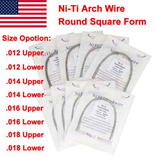 Dental Orthodontic Niti Super Elastic Arch Wires Ovoid/Natural/Square Round Form - Bild 7 von 27