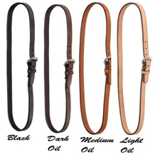 Headstall - Bridle Replacement Throatlatch Strap - 4 Leather Color Choices