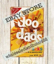 1960s Doo Dads snacks metal tin sign wall decor man cave living room wall