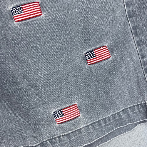 Orvis Herrenshorts 38x8 Old Glory amerikanische Flagge bestickt USA blau patriotisch - Bild 8 von 10