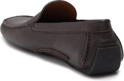 NEW Bally Wander-U-O Pebbled Leather Driver Loafer  display picture 3