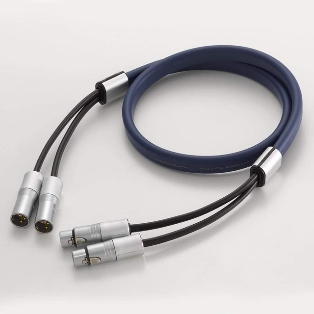 LUXMAN JPC15000 Reference Audio Line Cable OFC 1.3m XLR JAPAN analog