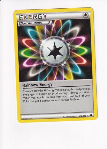 VINTAGE 2015 POKEMON ENERGY RAINBOW ENERGY 152/162