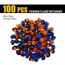 100x Fender Wheel Flare Moulding Clips Retainer Kit For Toyota Tacoma FJ Cruiser