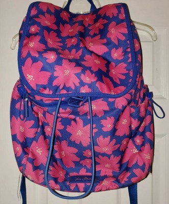 floral drawstring backpack