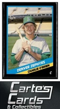 Charlie O'Brien 1988 CMC Denver Zephyrs #15  Milwaukee Brewers