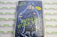Metallic Spider Witch Women Halloween Costume Accessory Fit Sizes 16 to 24