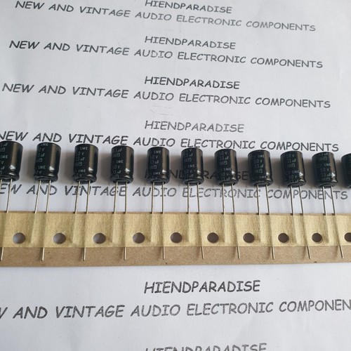 NOS NIPPON SME BIPOLAR 33uF 50V 8X11,5mm HI-END TUBE AMP CAPS FOR AUDIO! 10pcs - Picture 3 of 5