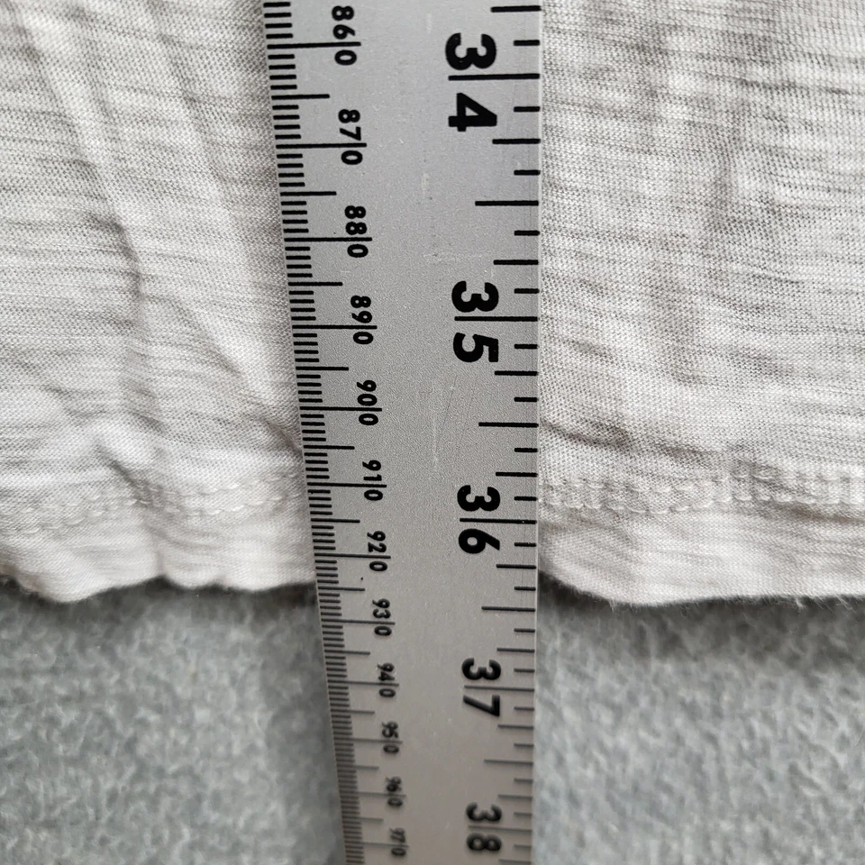 James Perse 女式连衣裙 2 白色衬衫迷你卷边短袖衬里 — 第 3/4 张图片