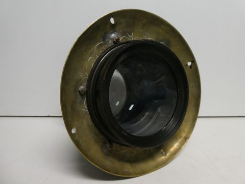 VINTAGE COOKE PROCESS ANASTIGMAT 25 INCH 635 MM V.B LENS TAYLOR HOBSON BRASS - Photo 1/12