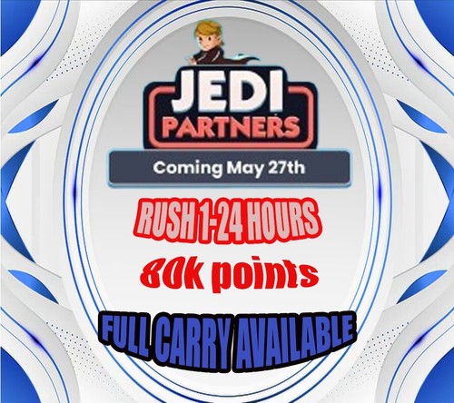 Mono_Poly_Go JEDI PARTNERS Full Carry Partners Slot Available 80k points