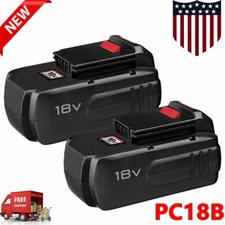 2Pcs 18V 4.8Ah Ni-MH Replacement Battery for Porter Cable PC18B Cordless Tools