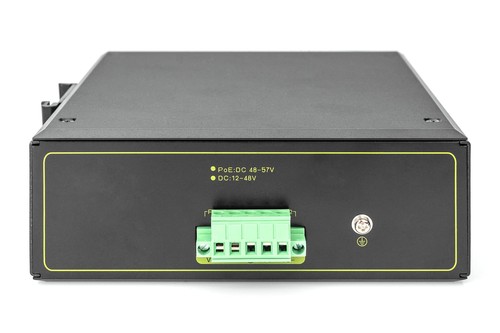 commutateur réseau industriel 10 ports Gigabit PoE - 8x RJ45 + 2x liaison mon... - Photo 3/8