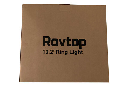 Rovtop 10.2'' inch Ring Light with Stand Tripod ~ NEW