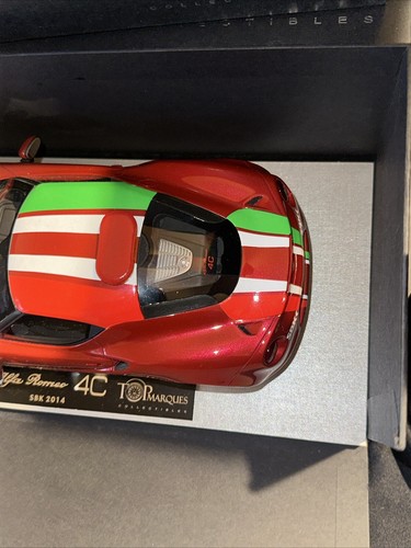To Marques 1/18 Scale Resin - TOP011 Alfa Romeo 4C SBK Pace Car Red - Picture 5 of 11