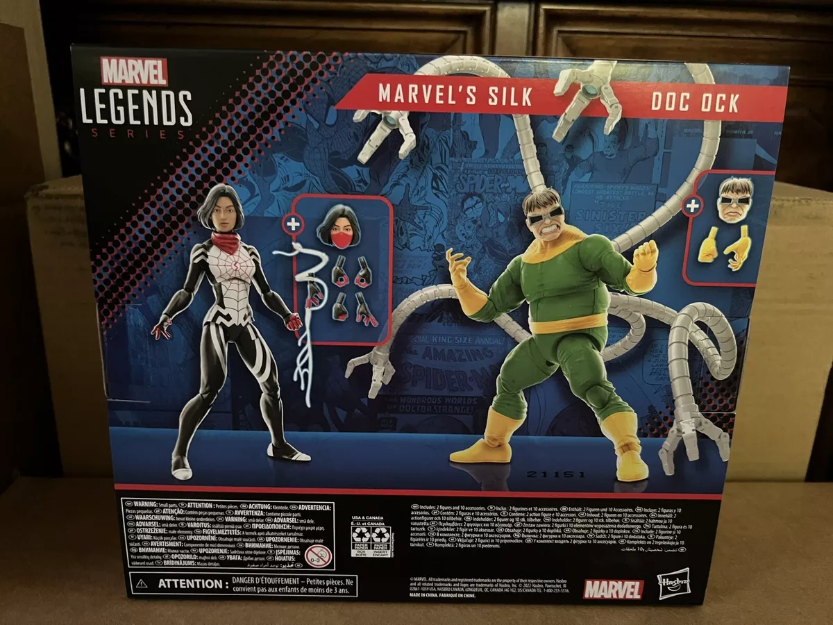 Exclusive Marvel Legends SpiderMan 60th Anniversary 6 Marvel’s Silk and  Doctor Octopus 2 Pack. Available Now!