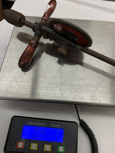 Early Rare Dunlap Breast/Shoulder Plate, Gear Reduction, Hand Drill ~ Works! - Picture 10 of 10